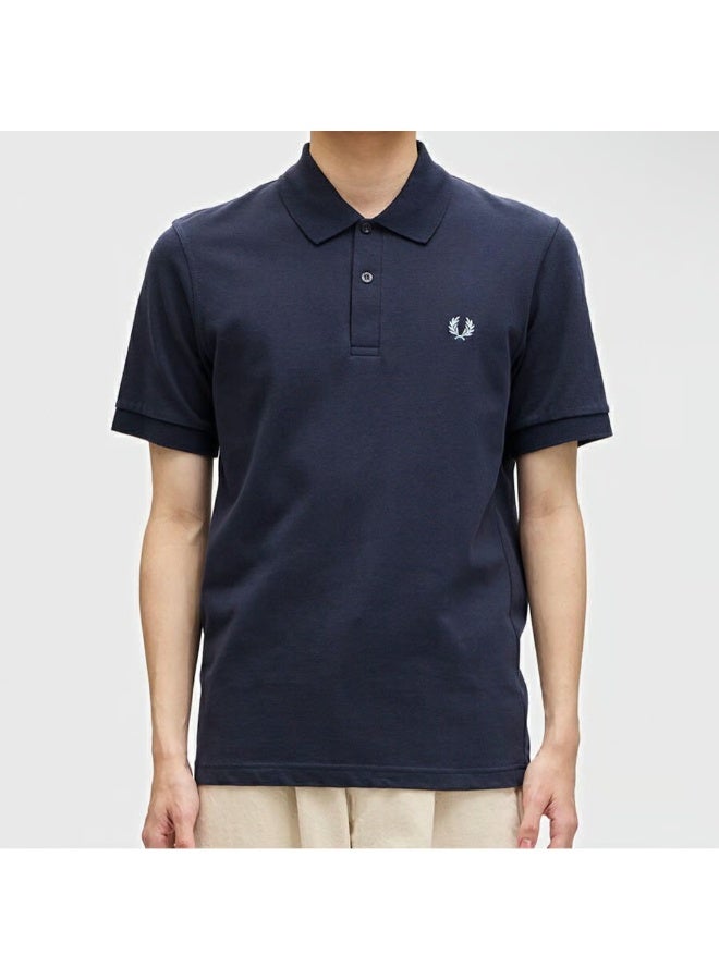 FRED PERRY Laurel Wreath Short Sleeve Cotton Polo Shirt - Image 3