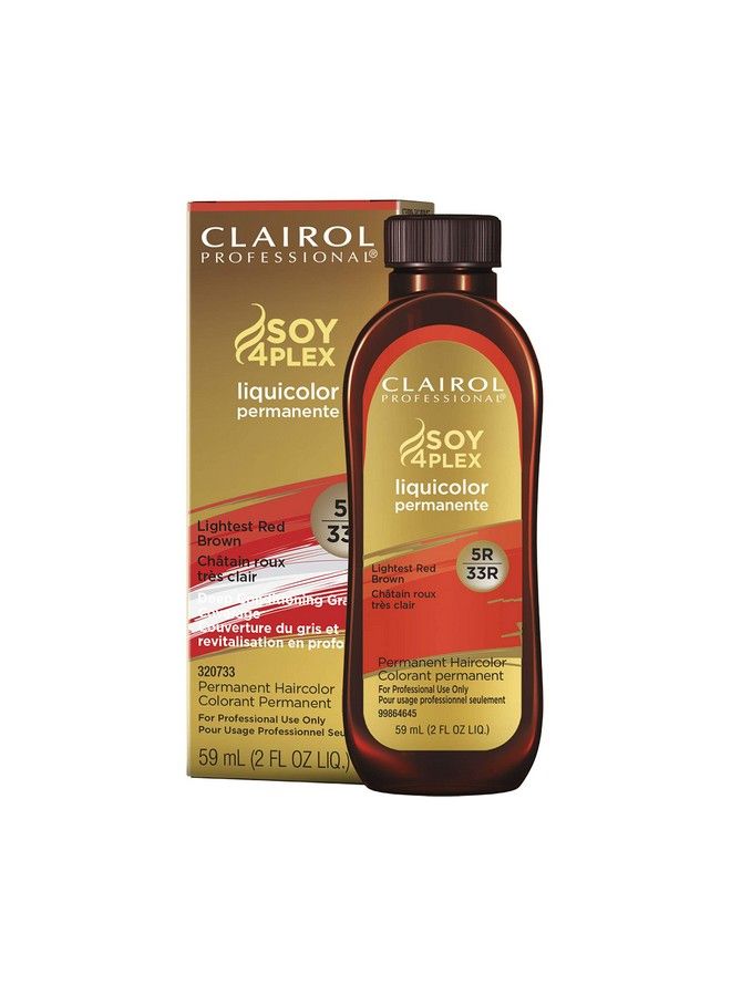 CLAIROL PROFESSIONAL Permanent Liquicolor For Blonde Hair Color 5R Lightest Red Blonde 2 Oz - Image 1
