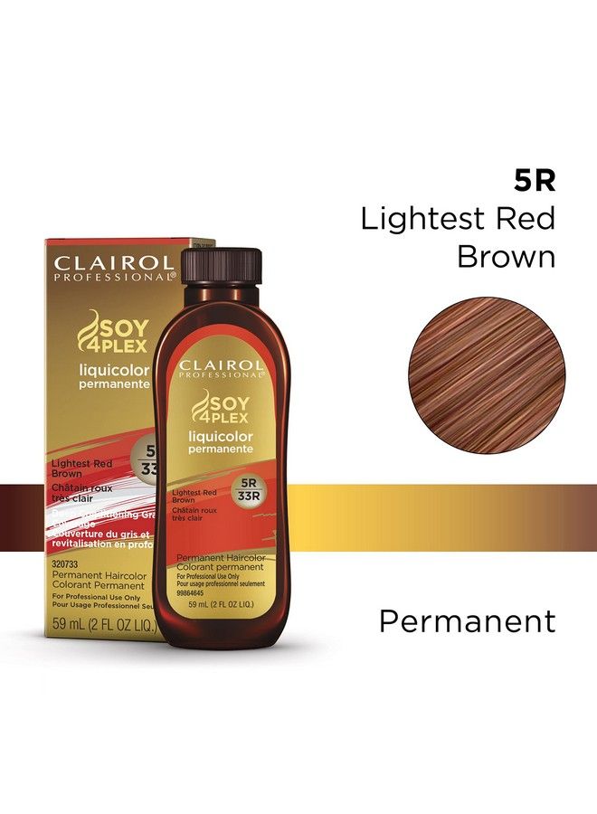CLAIROL PROFESSIONAL Permanent Liquicolor For Blonde Hair Color 5R Lightest Red Blonde 2 Oz - Image 3