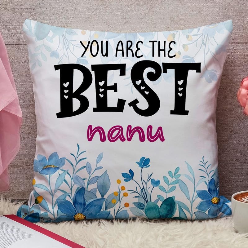 TrendoPrint TrendoPrint Nanu Cushion Cover with Filler 12x12 Inches DB1066  - Image 3