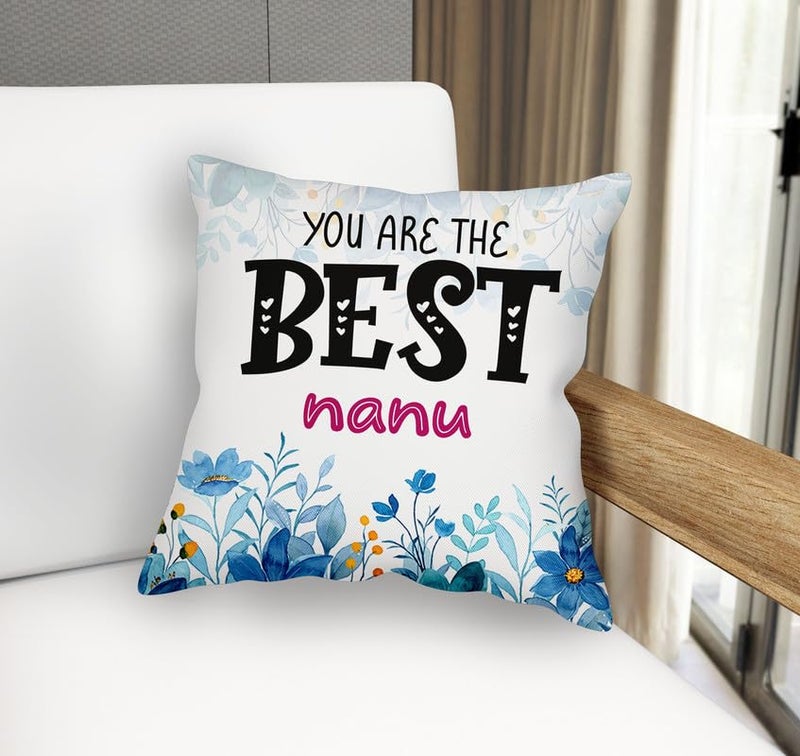 TrendoPrint TrendoPrint Nanu Cushion Cover with Filler 12x12 Inches DB1066  - Image 2