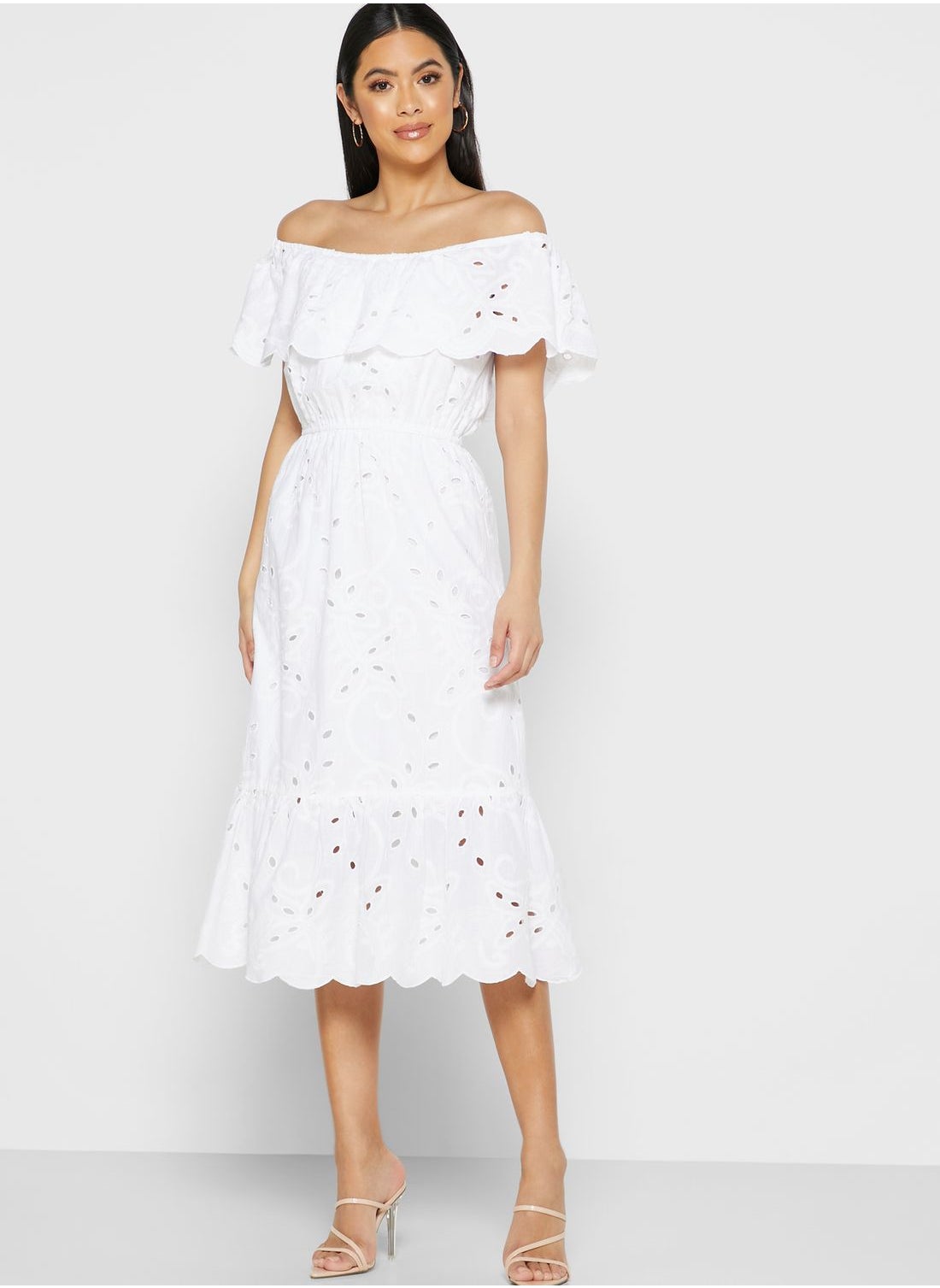 Dorothy perkins clearance white broderie dress