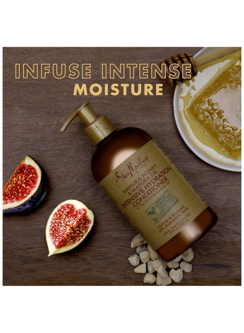SheaMoisture Intensive Hydration Conditioner Manuka Honey And Mafura Oil 384ml - Image 3