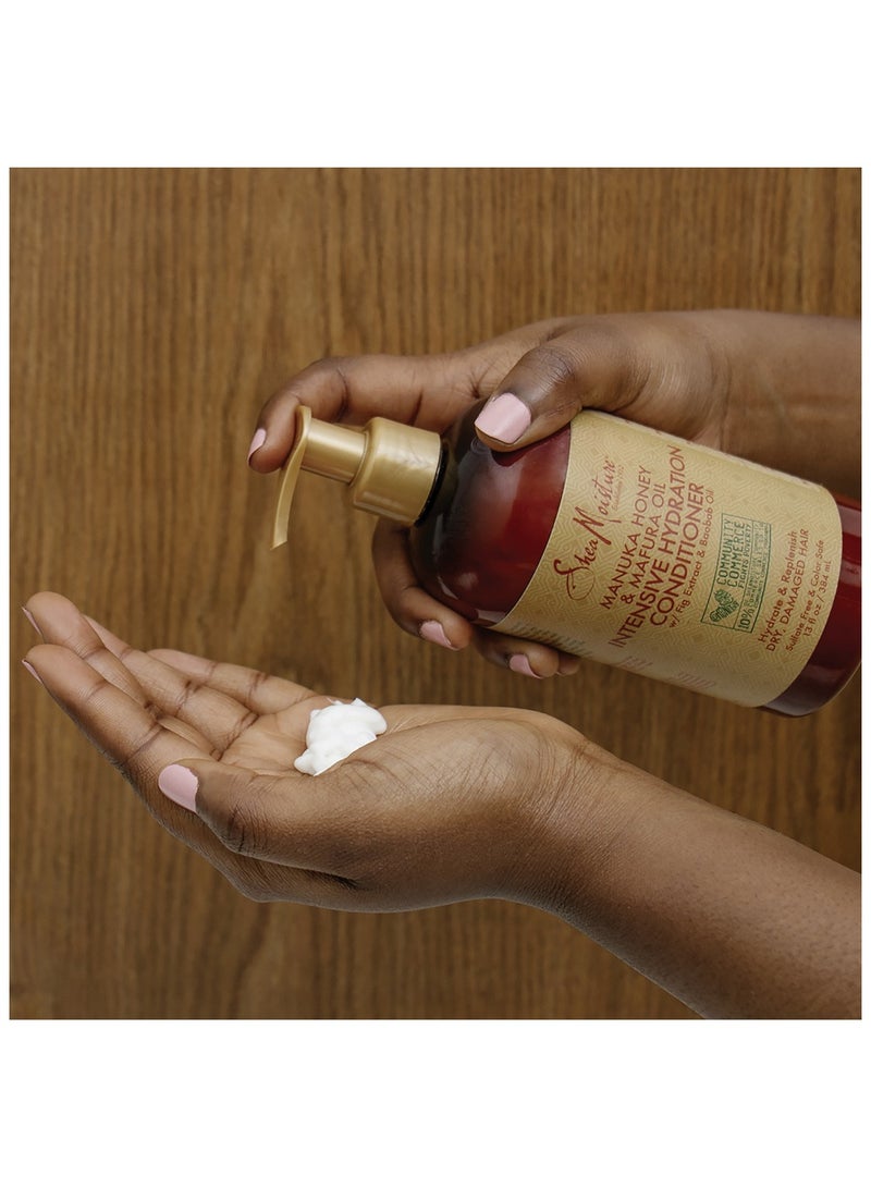 SheaMoisture Intensive Hydration Conditioner Manuka Honey And Mafura Oil 384ml - Image 5