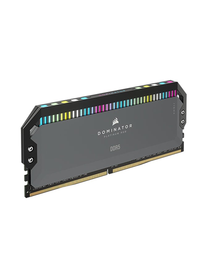 CORSAIR DOMINATOR PLATINUM RGB DDR5 64GB (2x32GB) DDR5 6600 (PC5-52800) C32 1.4V Intel XMP Memory Grey - Image 4