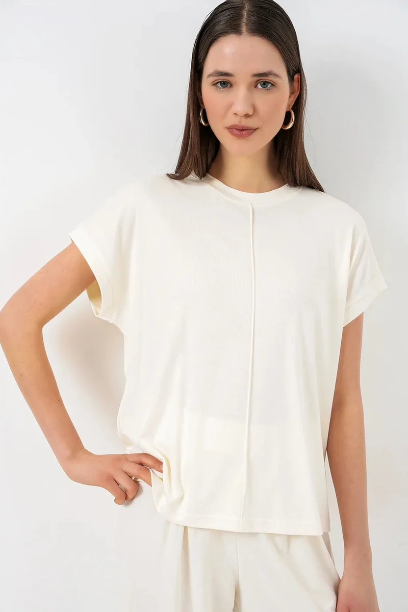 Big Dart BDART Relaxed Fit Crew Neck Blouse
