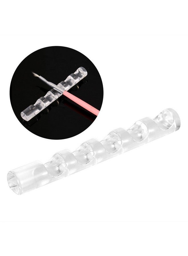 Rotekt Fashionable Simple Acrylic Nail Gel Polish Pen Brush Stand Holder Manicure Tool - Image 1