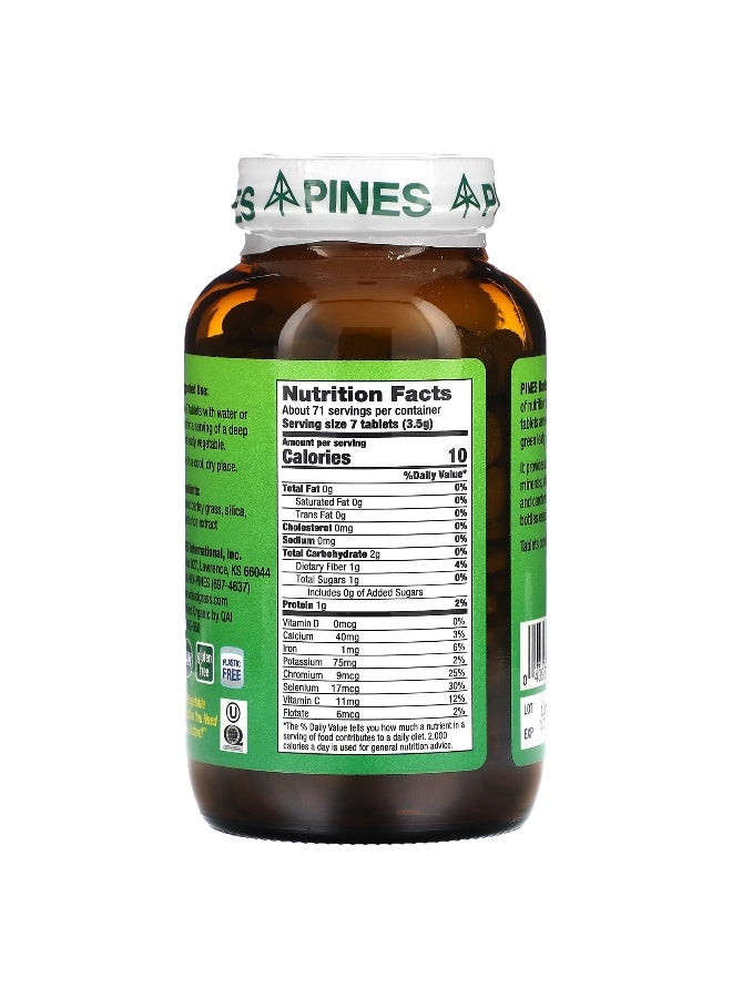 Pines International بينز إنترناشيونال، عشب الشعير، 500 قرص - Image 2