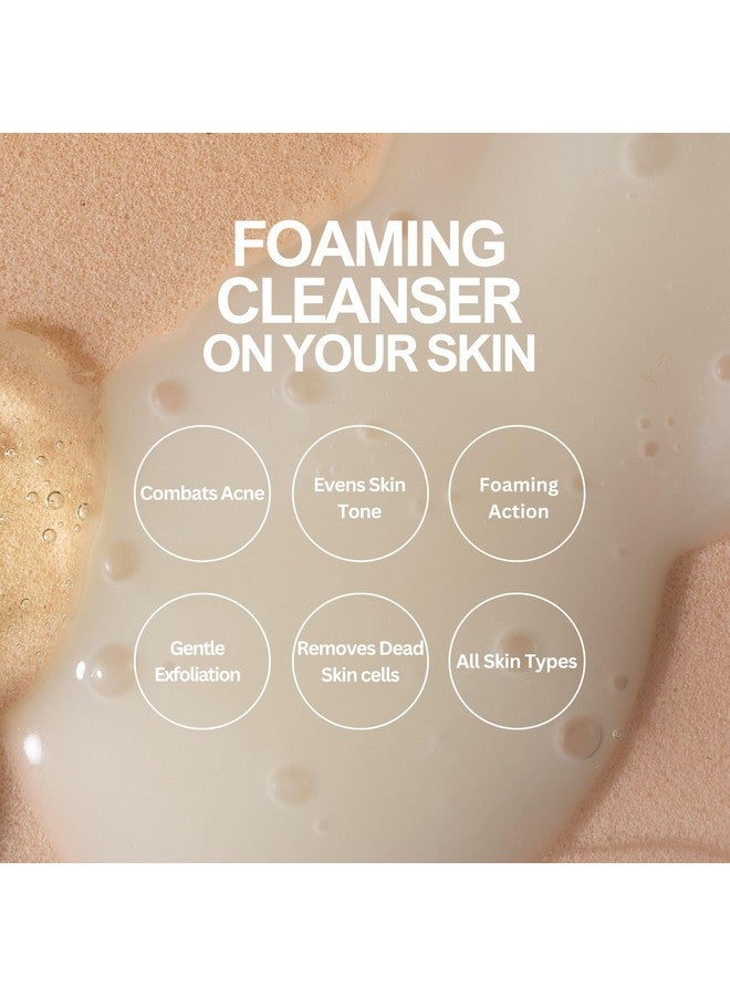 NOURRIR CleanseMe Green Dew Foaming Face Wash | 100ML | Enriched With Glycolic Acid & Nutmeg Oil | Acne Freedom | - Image 2