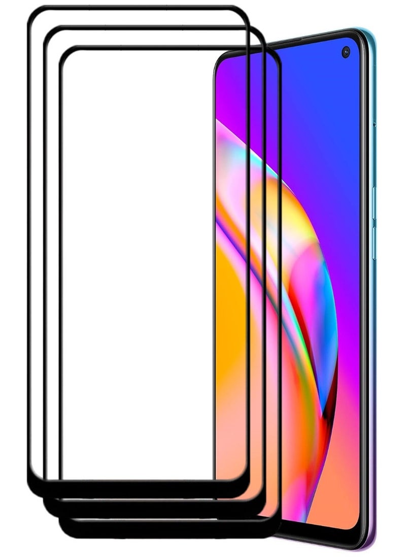 ACLIX 3 Pieces Antistatic ESD Dustproof Premium Quality High Definition Tempered Glass Screen Protector Designed For Oppo A94 5G - Image 1