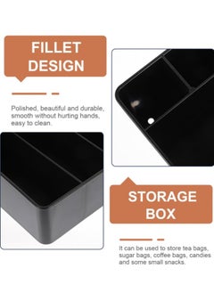 XiuWoo Coffee Station Organizer for Counter Coffee Bar Accessories Storage Multi Function Straw Rack Storage Box  - Image 5