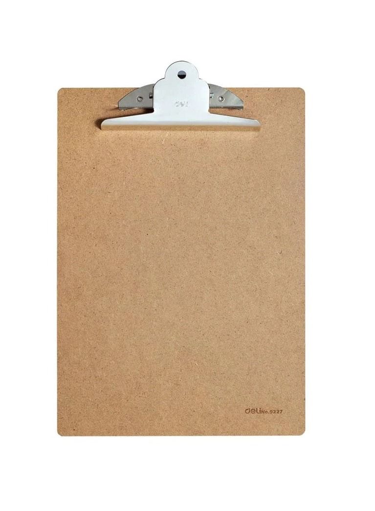 Deli A4 Size Wooden Clip Board  - Image 1