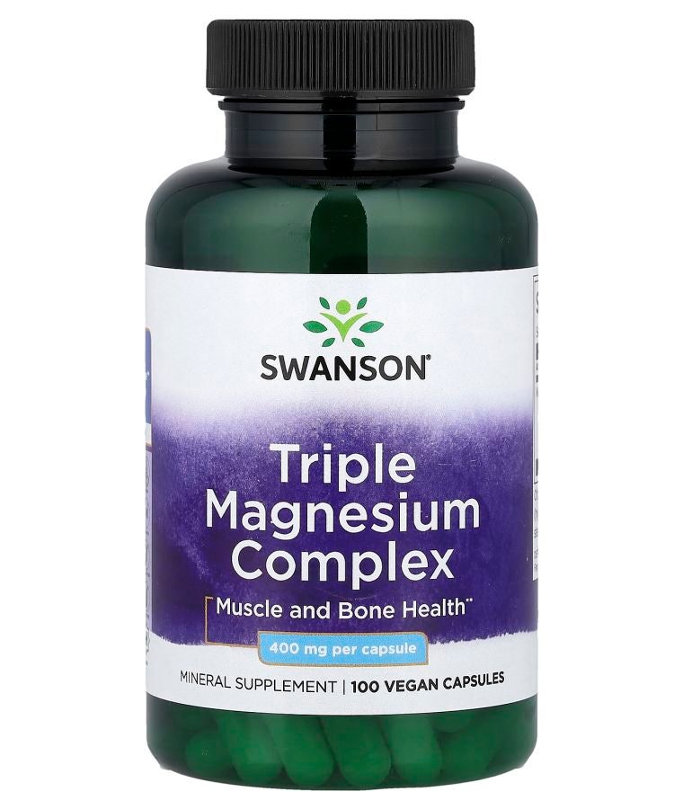 Triple Magnesium Complex 400 mg 100 Vegan Capsules