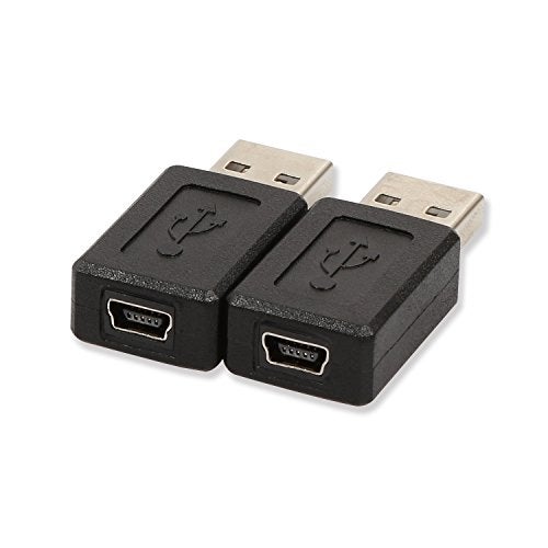 ELECTOP 2 Pack USB 2.0 A Male to USB B Mini 5 Pin Female Adapter Converter - Image 4