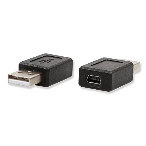 ELECTOP 2 Pack USB 2.0 A Male to USB B Mini 5 Pin Female Adapter Converter - Image 2