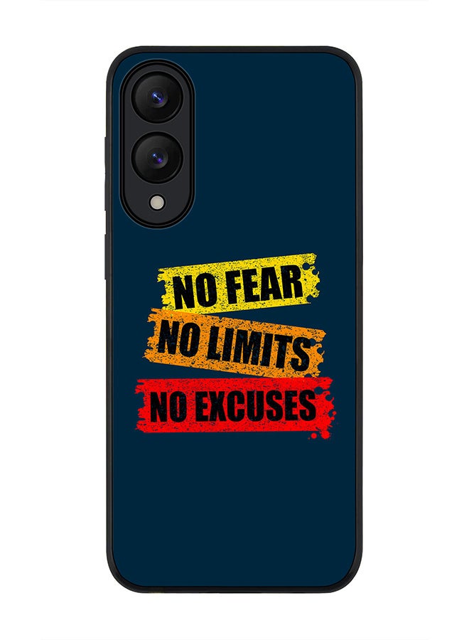 Stylizedd For Samsung Galaxy S25 Edge Case,Slim fit Camera Protection, Shockproof Thin Phone cover  - No Fear Limits Excuses