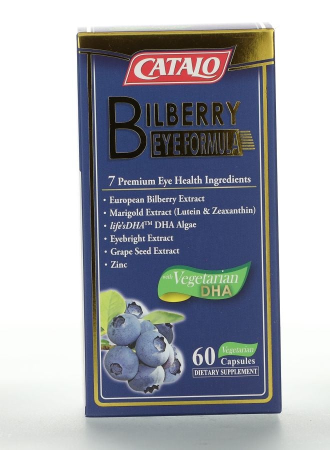 CATALO Bilberry Eye Formula 60 Vegetarian Capsules - Image 2