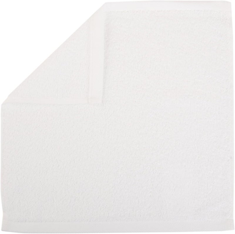 AYUS Premium Soft Feel FaceTowels Set 12 x 12 inches 100 Cotton Ultra Soft and Highly Absorbent 500GSM Towels for Bathroom Gym Shower Hotel and Spa White Pack of 6 - Image 5