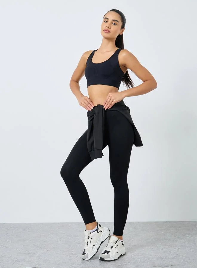 ستايلي اكتيف صدرية رياضية ريسر باك بعين وخطاف للغلق