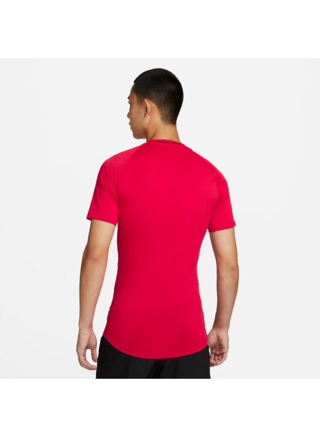 Nike Men’s Nike Pro Dri-FIT Short-Sleeve Tight Top - Image 3