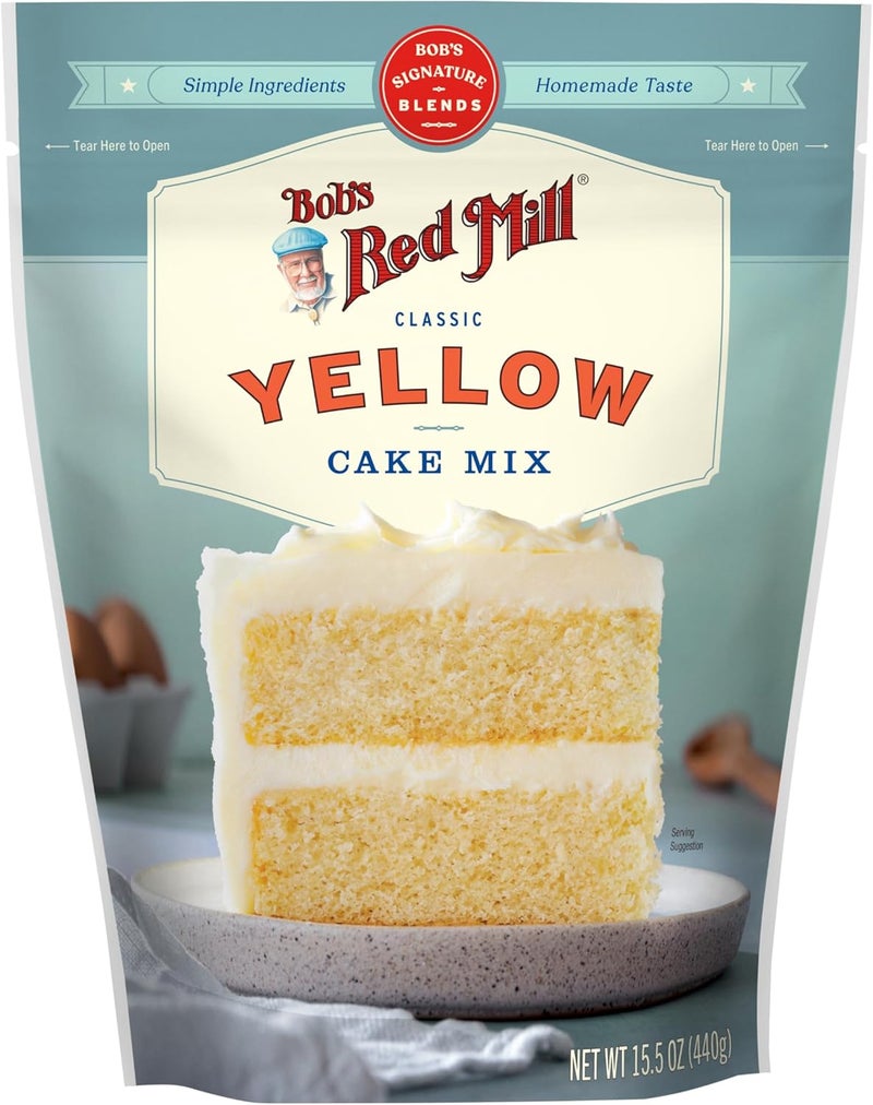 Bob's Red Mill Classic Yellow Cake Baking Mix, 15.5oz (Pack of 4) - Non-GMO, Kosher - Image 4