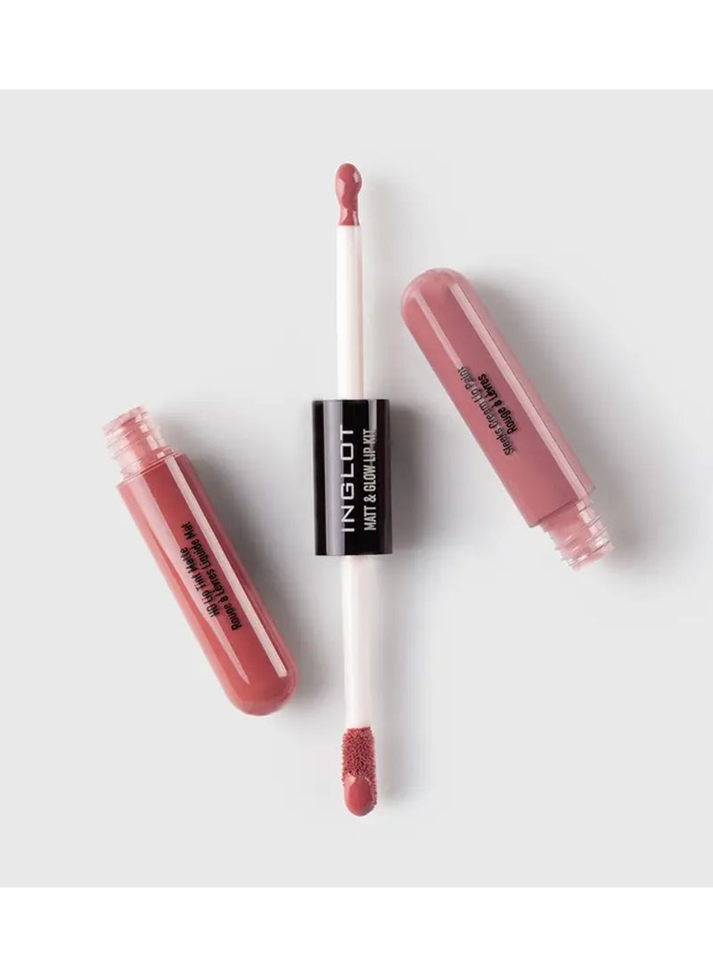 Inglot Matt & Glow Lip Kit 05 - Image 2