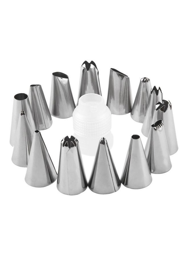 16-Piece Cake Decorating Tool Set Blue/Silver 28x18x0.5centimeter - Image 4