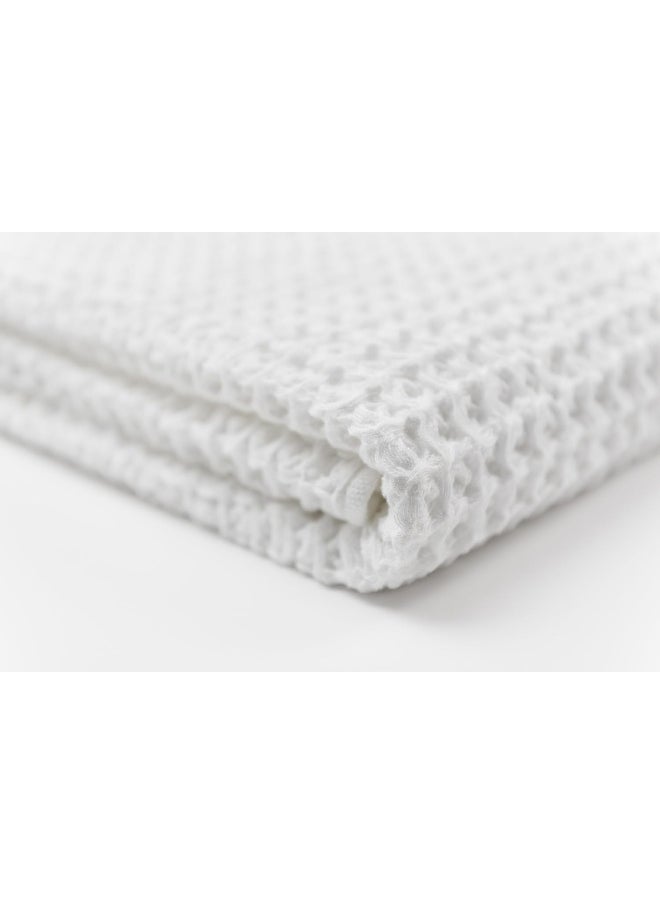 onsen (Bath Sheet, White) - The Onsen Bath Sheet - 100% Supima Cotton, Lightweight, XL Towel, White  - Image 4