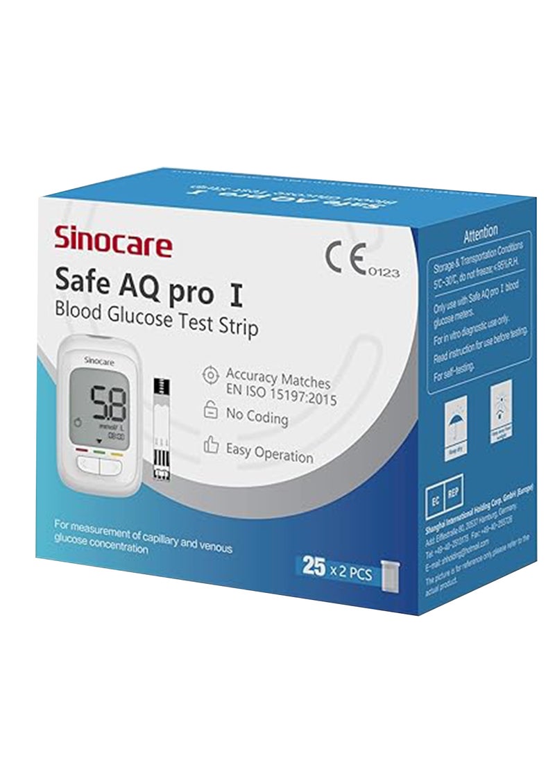 SINOCARE Test Strips for Safe AQ pro I  - Image 1