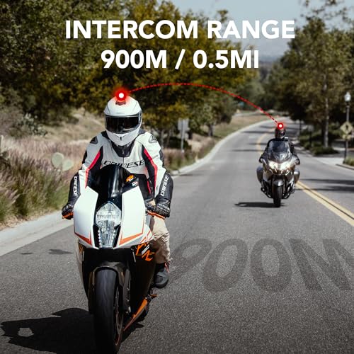 Sena Outrush R Bluetooth Modular Motorcycle Helmet with Intercom System (Matte Black, L) - Image 5