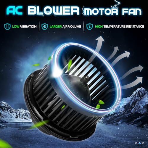 ILONPA AC Heater Blower Motor Fan Replaces 52400424 Fit for 2002-2006 Cadillac Escalade, 2001-2002 Chevy Silverado 1500 HD 2500 HD 3500, Chevrolet Suburban/Tahoe, GMC Sierra/Yukon/Yukon XL - Image 2