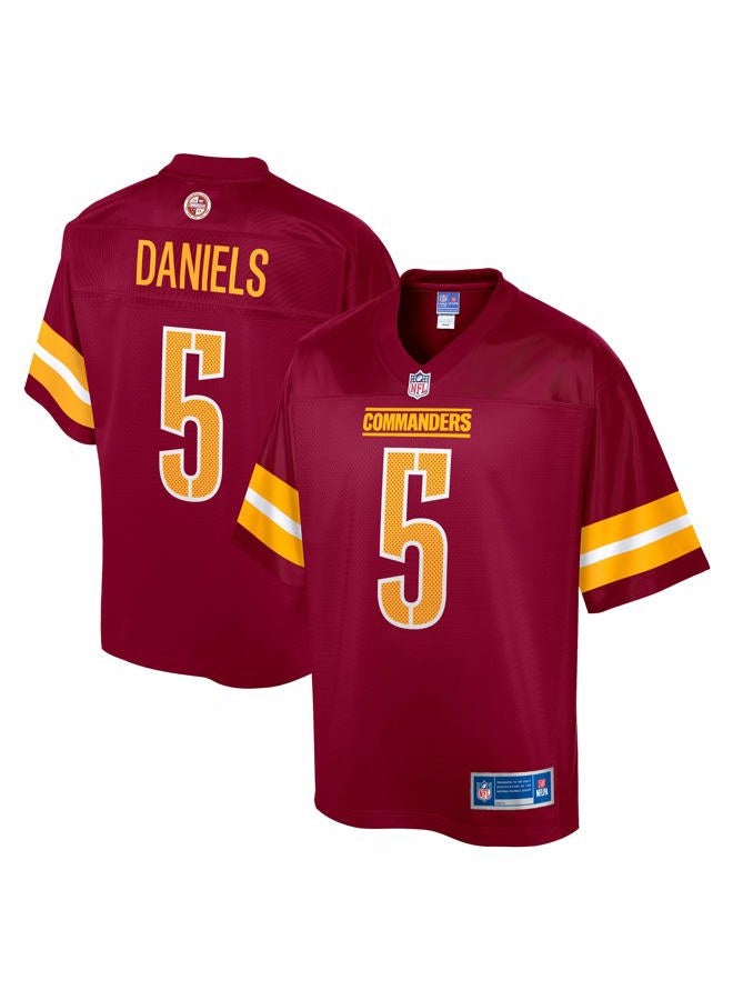 NFL PRO LINE Men's Jayden Daniels Burgundy Washington Commanders Pro Line Jersey - Image 1