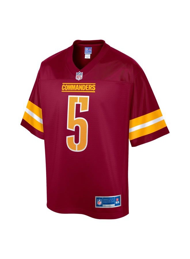 NFL PRO LINE Men's Jayden Daniels Burgundy Washington Commanders Pro Line Jersey - Image 2