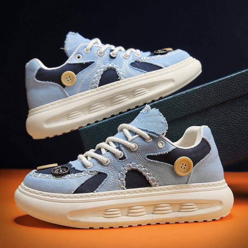 Autumn Personality Practical Basketball Shoes Boys Casual Sports Bread Shoes Teenagers Thick-Soled Men'S Shoes Putian Torre Shoes - Image 2