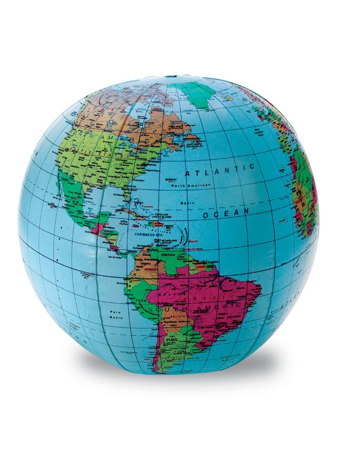 Learning Resources Inflatable Globe (Single, 30Cm, Multi-Color, Ages 3+) - Image 2