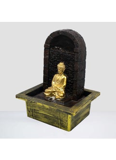 SPLICE SPLICE Resin Buddha Water Fountain with LED Lights Indoor FountainFor Decor for Home and Office  - Image 3