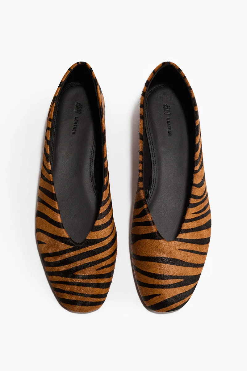 H&M Leather ballet flats