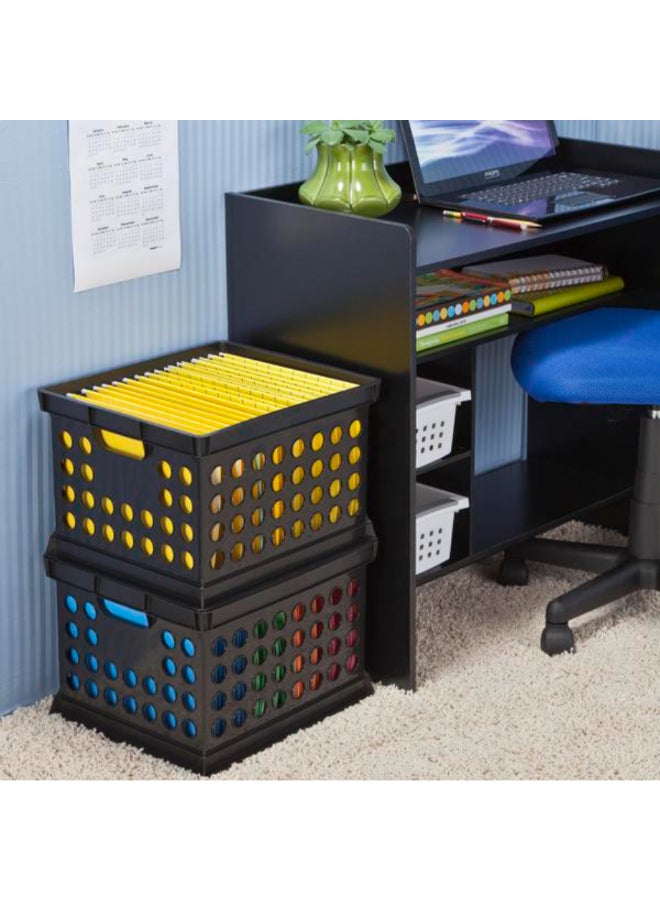 ستيريليت صندوق تخزين بلاستيكي متعدد الاستخدامات ومتـين أسود 3 كوارت 8028581 - Image 3