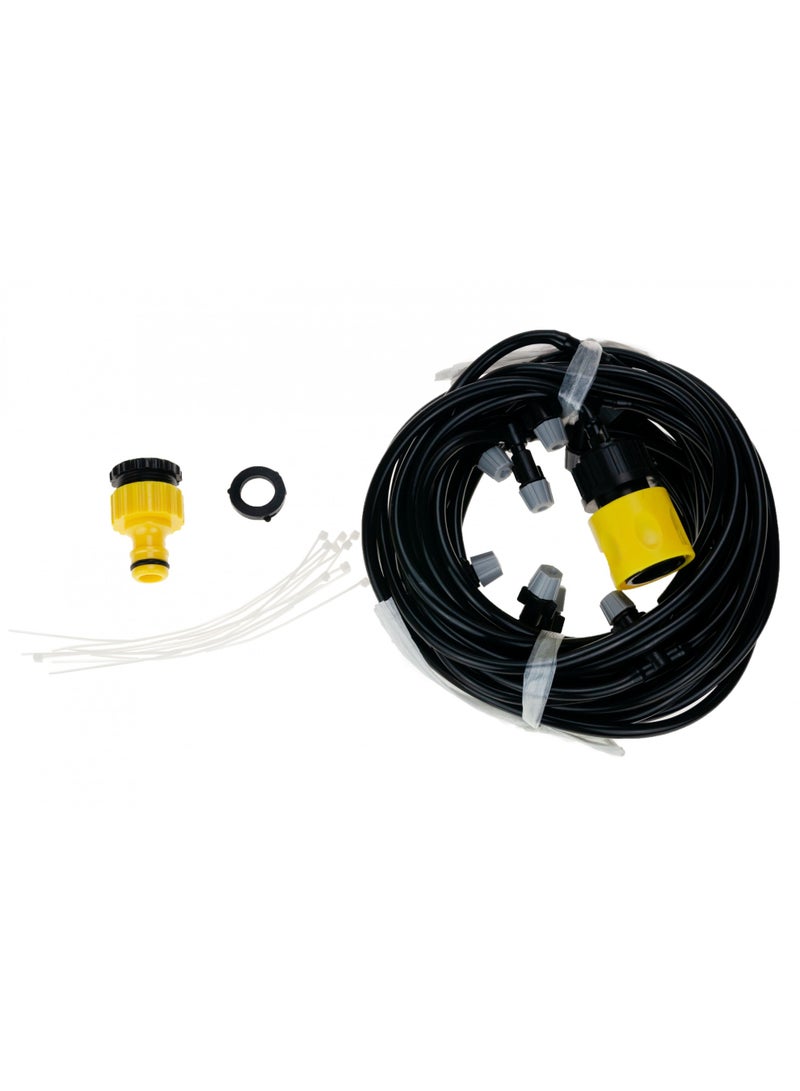Patio Mist Cooling Kit Professional Outdoor Misting System with Hose Nozzles and Tap Connector for Garden Patio Gazebo Terrace Balcony Backyard Cooling During Hot Summer Days - Image 3