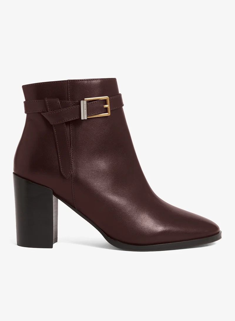 Cleonna Belt Detail Ankle Boots
