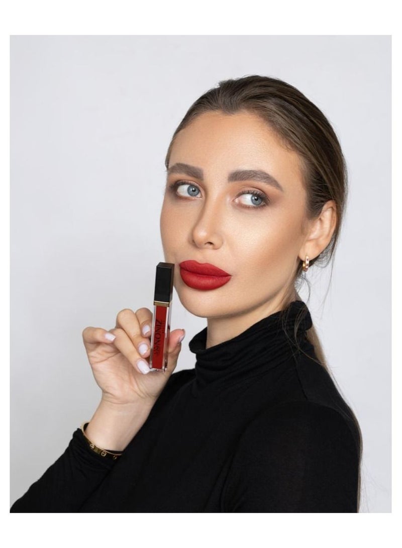 NONIZ BEAUTY NONIZ Liquid Lipstick Matte Finish - Waterproof Highly Pigmented 10 Lip Shades - Velvety Liquid Lip Sticks (Velvet Rose 09)  - Image 3