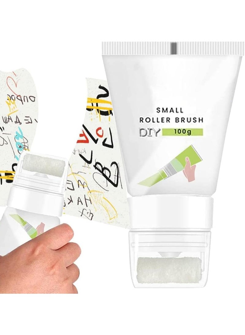 DubaiGallery فرشاة تصليح الجدران الصغيرة، أداة إصلاح الجدران الجديدة 2023، أداة إصلاح الجدران بفرشاة تصليح صغيرة، أسطوانة إصلاح الجدران لتلميع الجدران الداخلية للمكتب المنزلي - Image 1