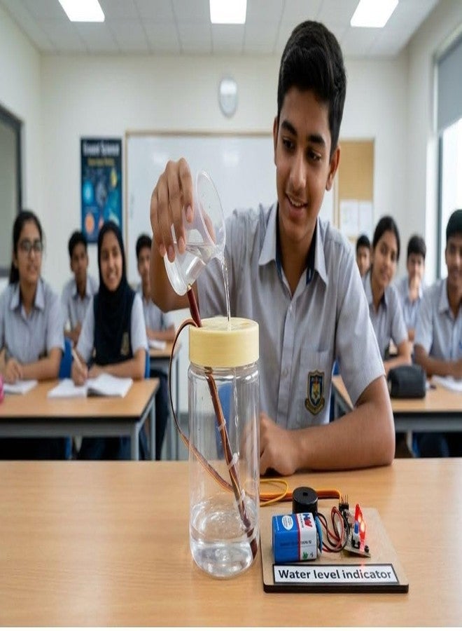 Erh India مجموعة أدوات تعليمية STEM لمؤشر مستوى الماء من ERH India، مشروع علمي عملي، تجربة فيزيائية إلكترونية للمدارس والطلاب من الصف السادس إلى الثاني عشر - Image 3