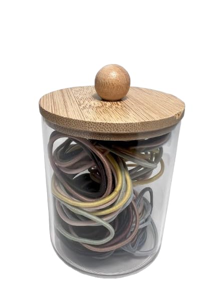 Ladies Hair Accessories - Hair Ties Jar  - Image 1