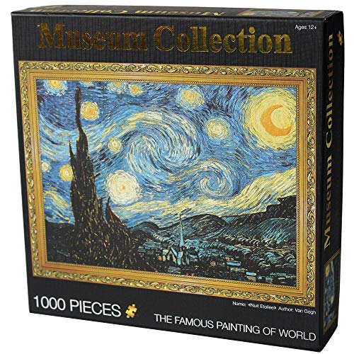 Moruska Starry Night by Vincent Van Gogh Jigsaw Puzzle 1000 Piece Puzzles for Adults - Image 5