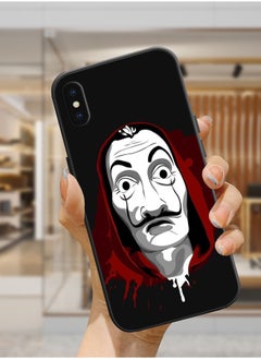 Protective Shockproof Case Cover For Apple iPhone X Money Heist fashion mask Drawing