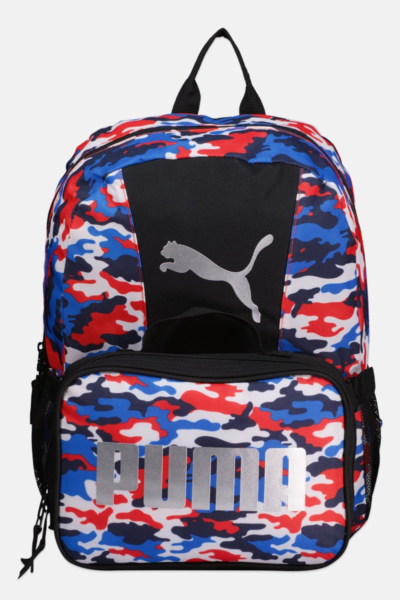 PUMA Men Camouflage Backpack 44 H x 33 L x 18 W, Navy Combo  - Image 1