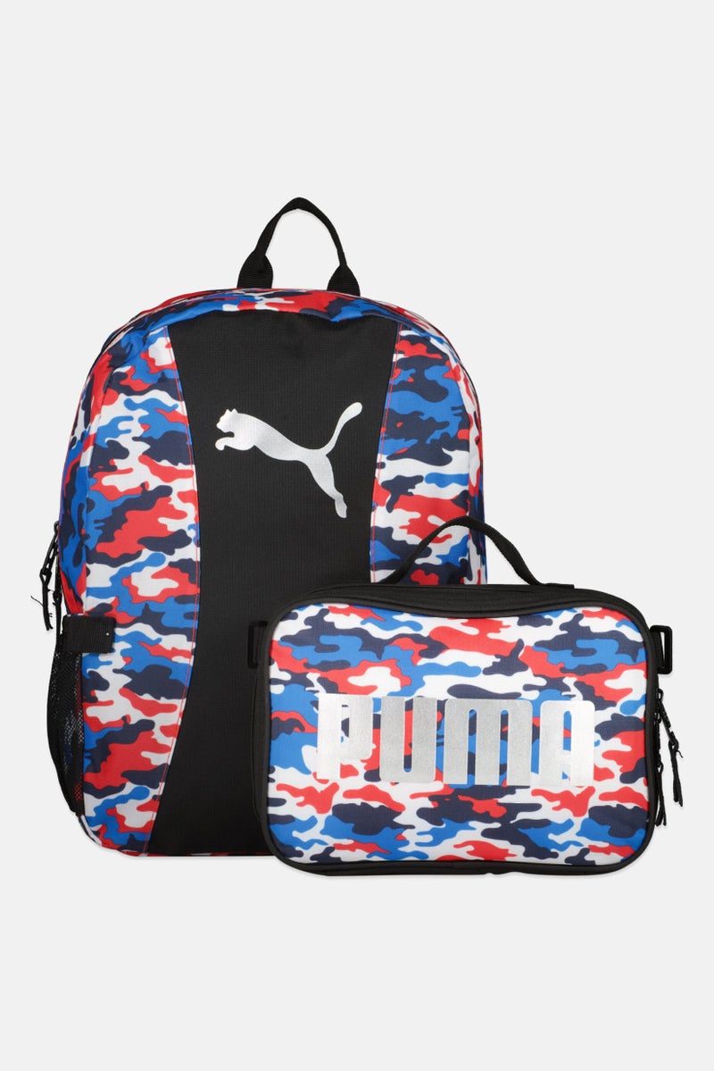 PUMA Men Camouflage Backpack 44 H x 33 L x 18 W, Navy Combo  - Image 4