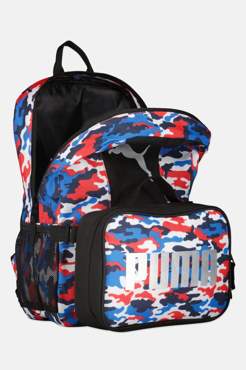 PUMA Men Camouflage Backpack 44 H x 33 L x 18 W, Navy Combo  - Image 3