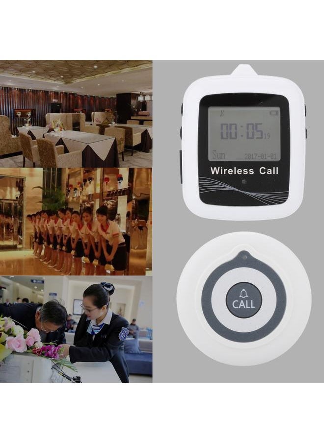 Thoraya Waiter Calling System Wireless Pagers Watch Receiver   10 Customer Beepers  - Image 3